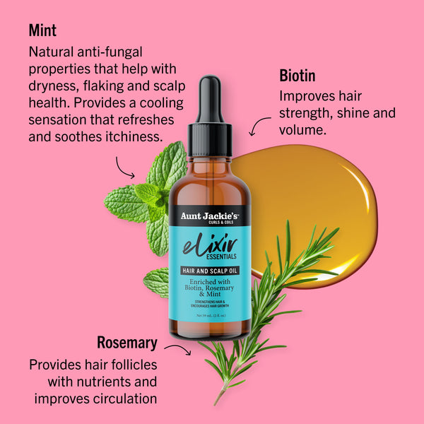 Biotin, Rosemary & Mint Elixir Hair & Scalp Oil