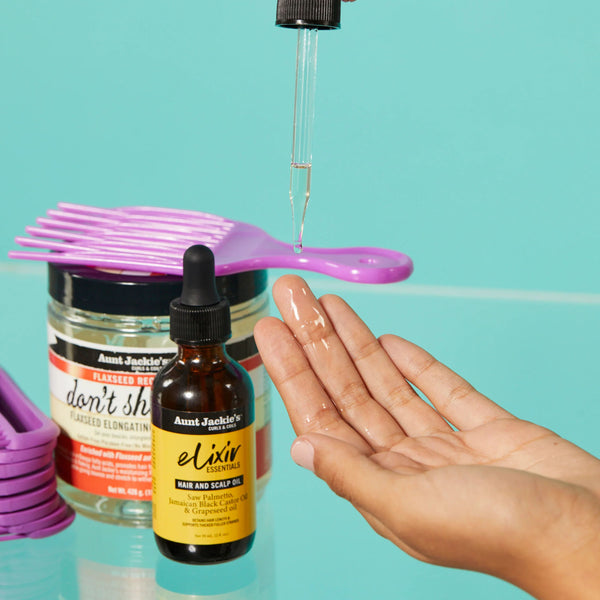 Saw Palmetto, Jamaican Black Castor & Grapeseed Oil Elixir Hair & Scalp Oil