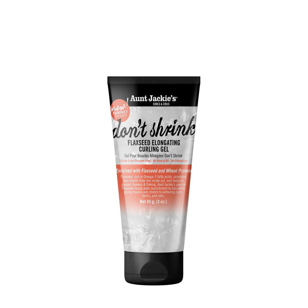 Don't Shrink Flaxseed Elongating Curling Gel - Travel Size